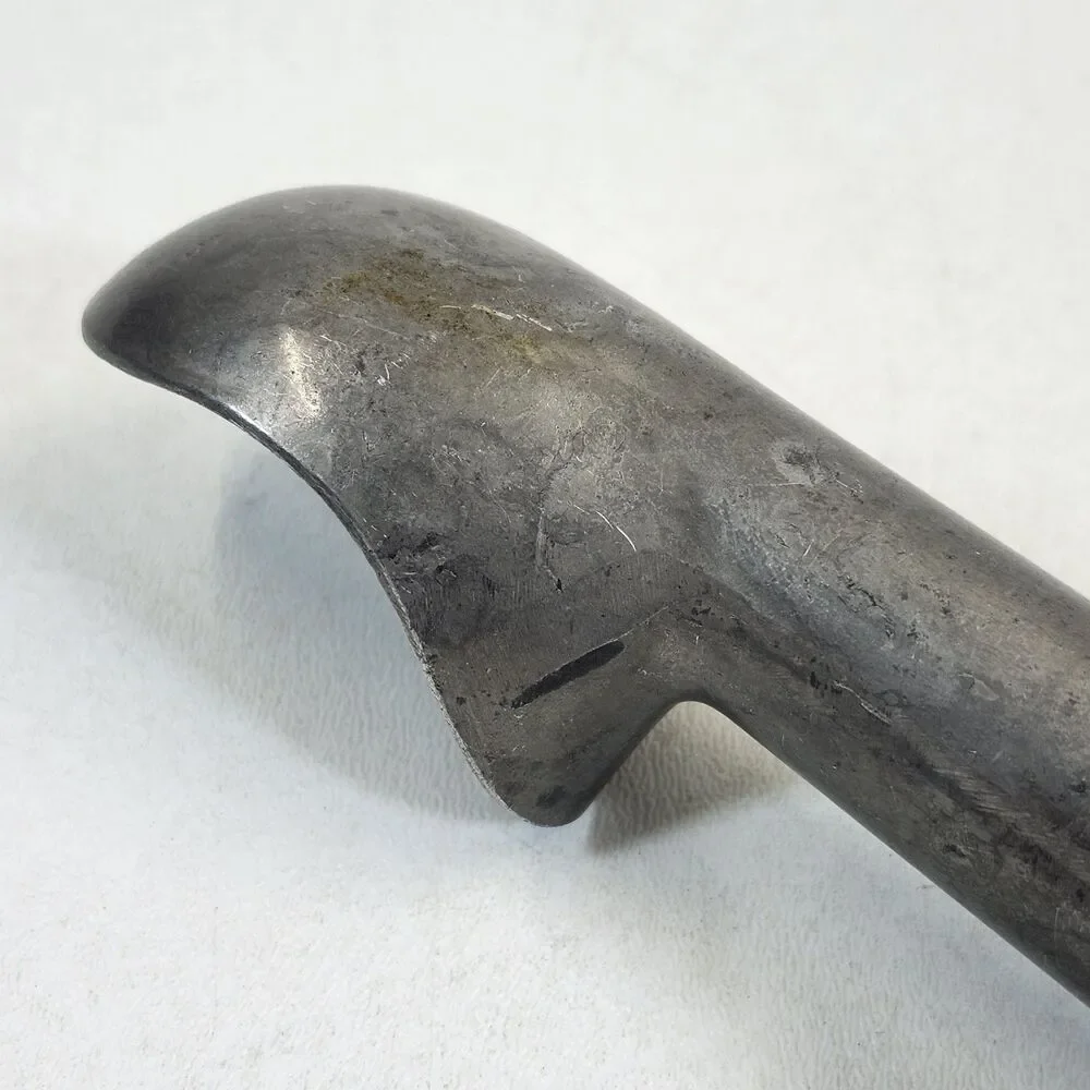 Vintage Metal Ice Cream Scoop 7 Inch Mid Sized Utensil Aluminum Spoon Disher